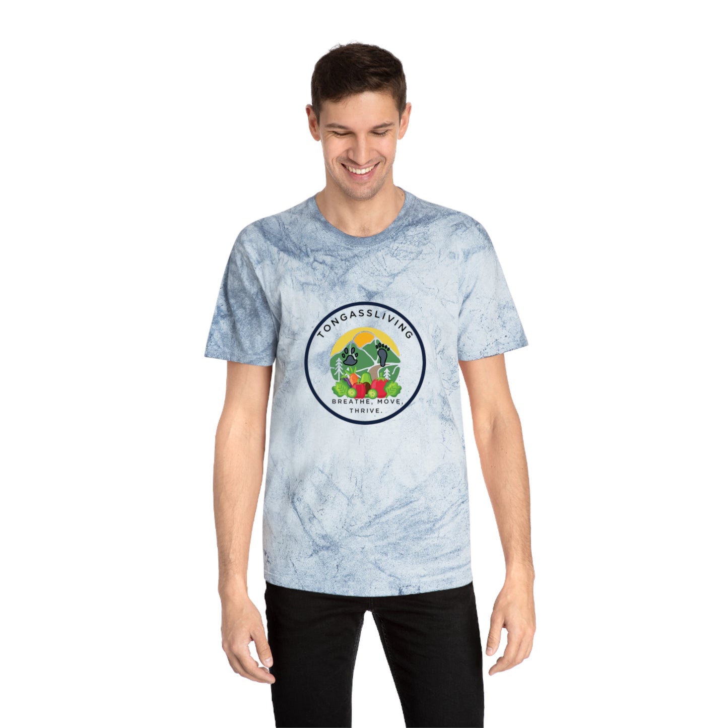 TONGASS LIVING Unisex Color Blast T-Shirt