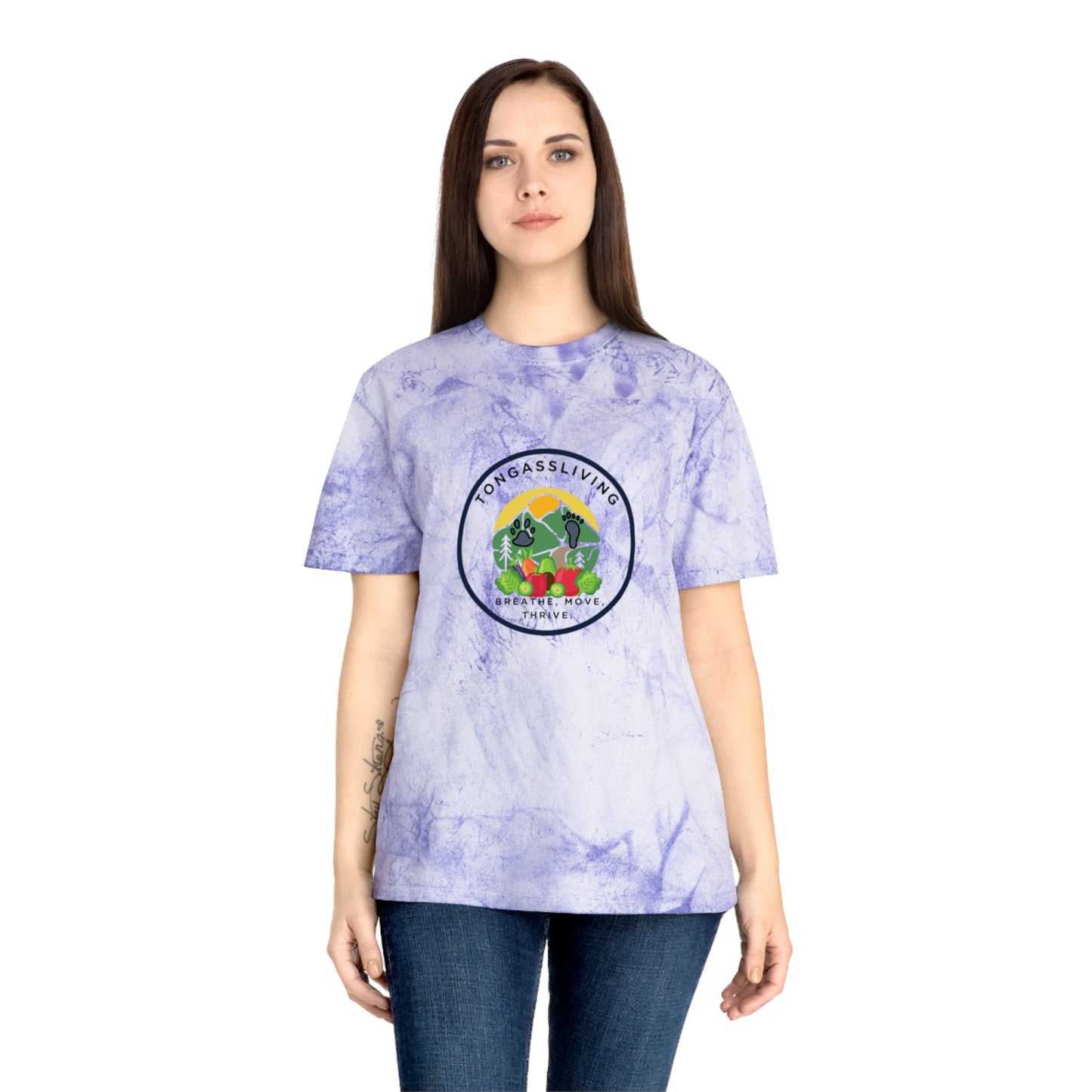 TONGASS LIVING Unisex Color Blast T-Shirt