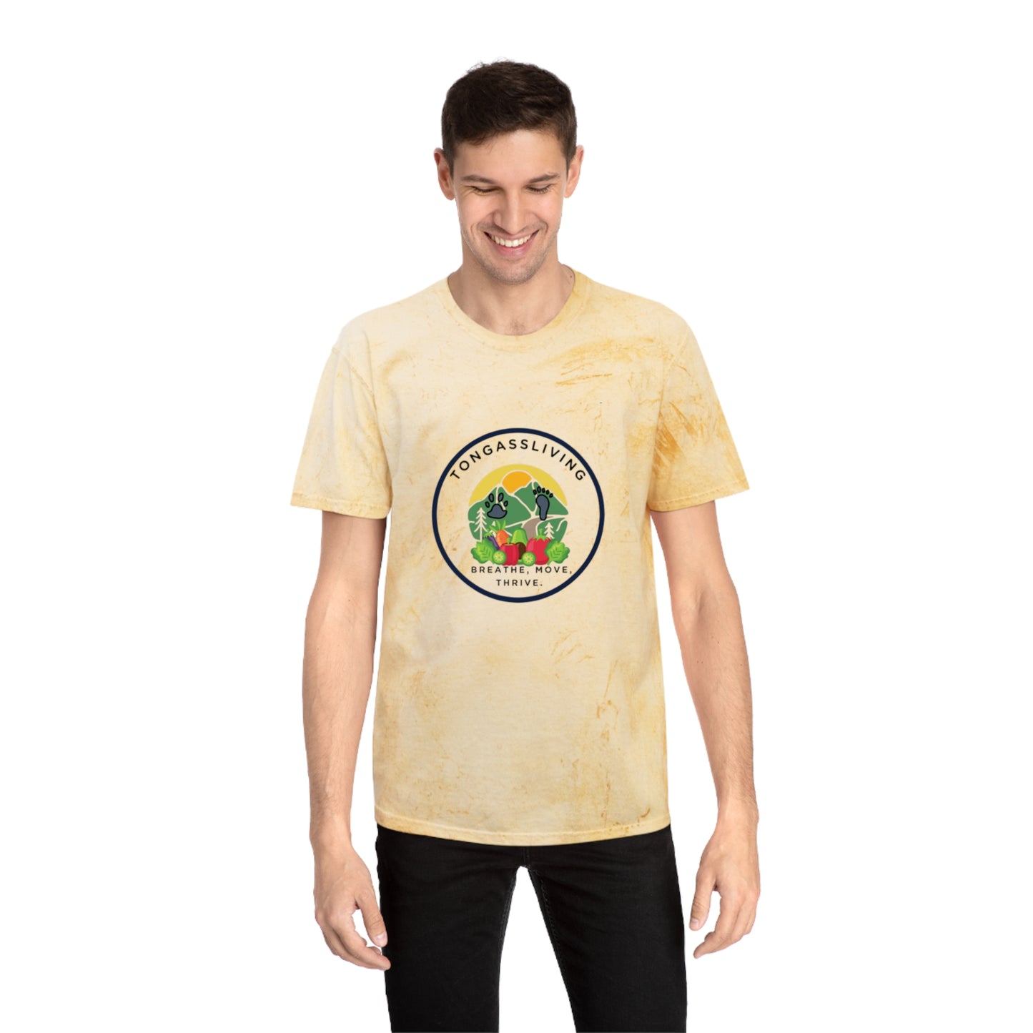 TONGASS LIVING Unisex Color Blast T-Shirt