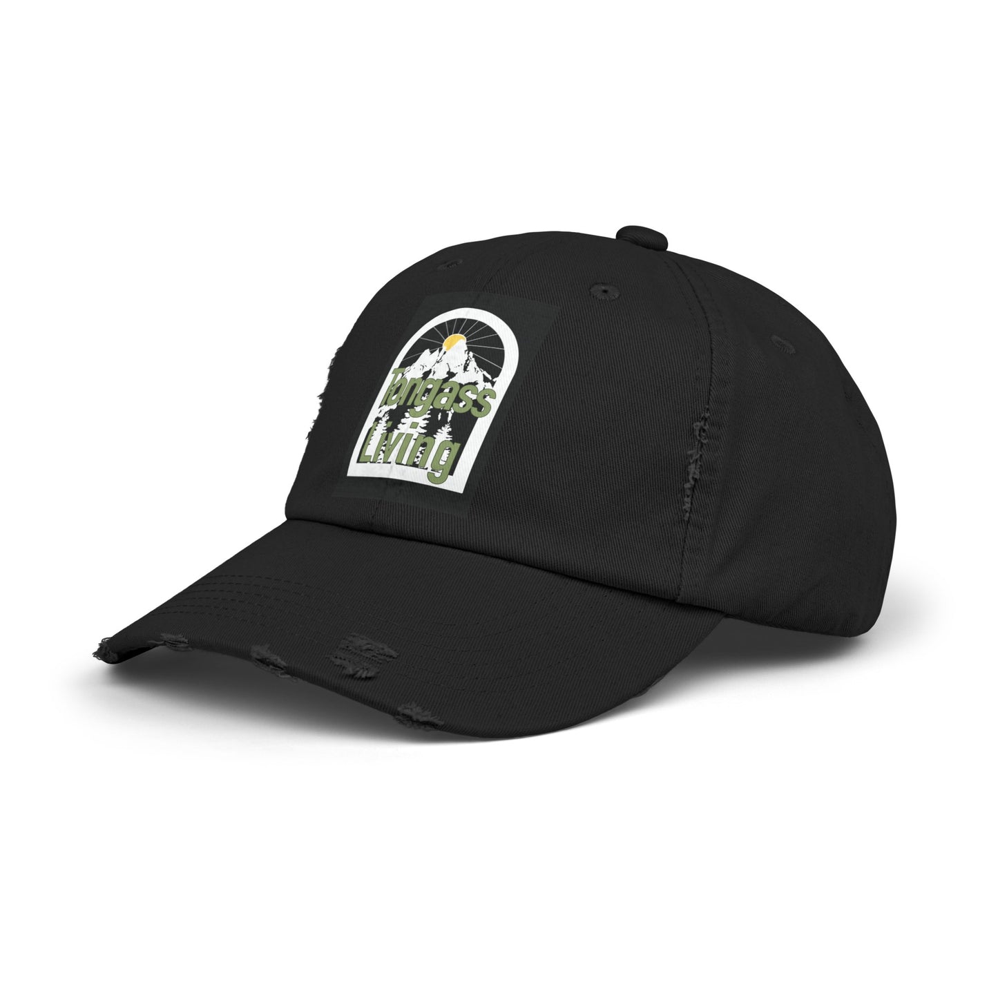 Tongass Living Logo Unisex Distressed Cap