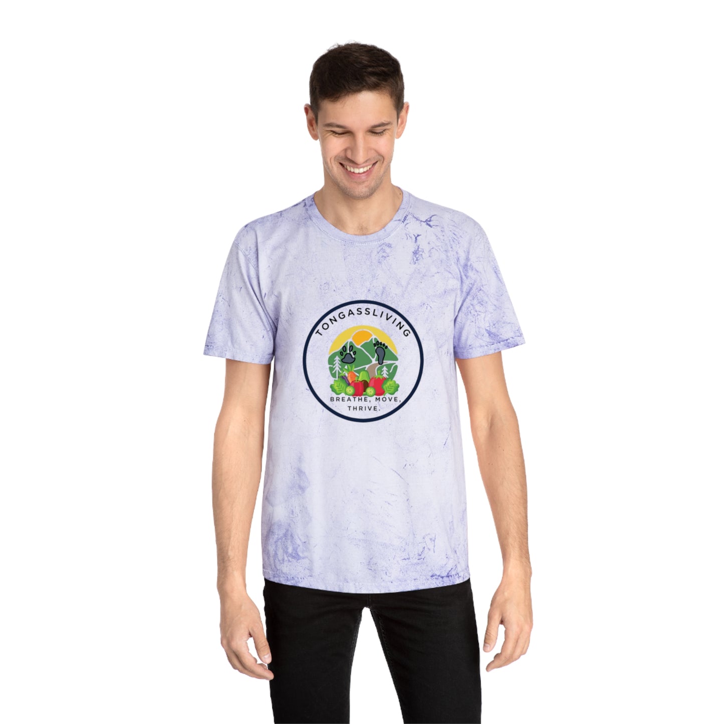 TONGASS LIVING Unisex Color Blast T-Shirt