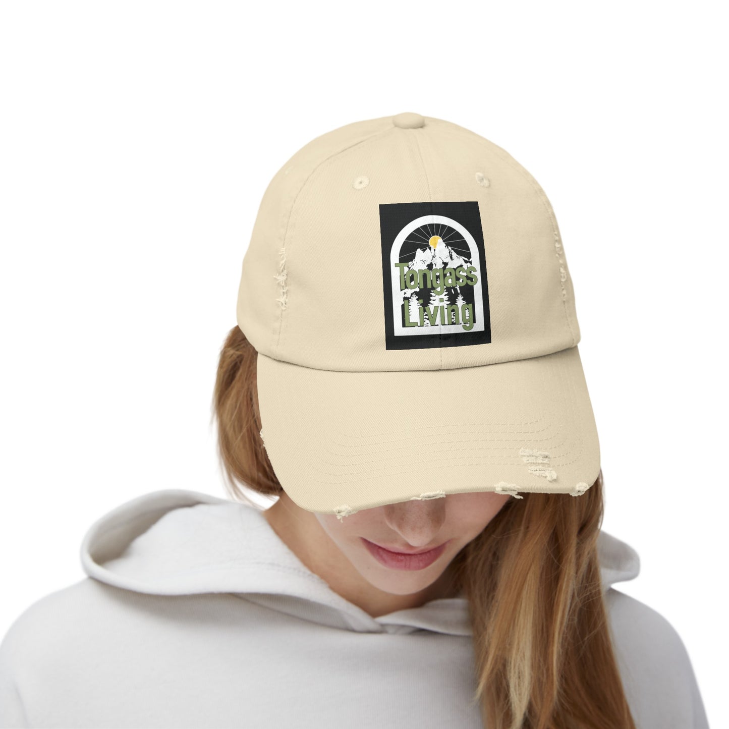 Tongass Living Logo Unisex Distressed Cap