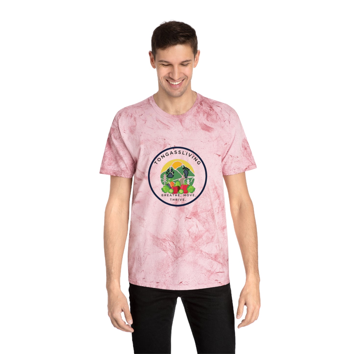 TONGASS LIVING Unisex Color Blast T-Shirt