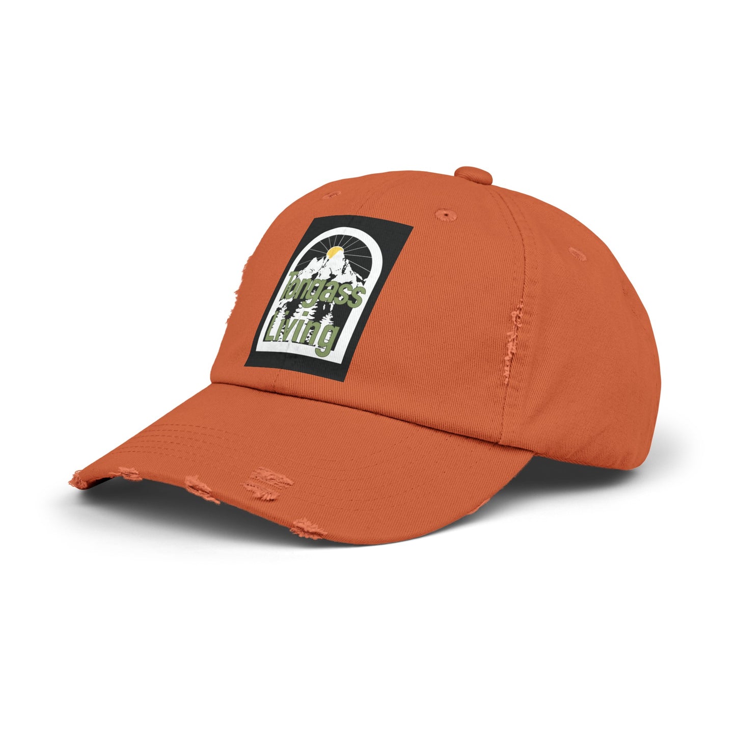 Tongass Living Logo Unisex Distressed Cap