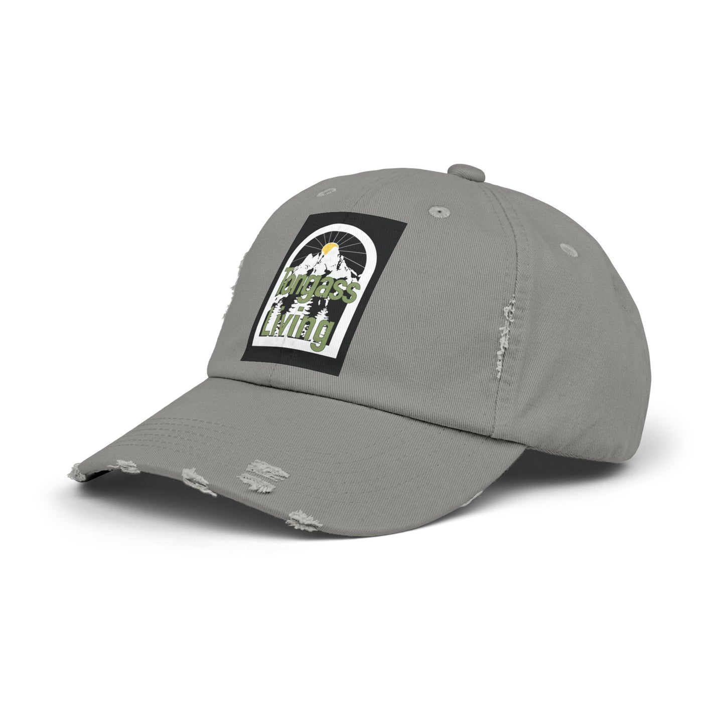 Tongass Living Logo Unisex Distressed Cap