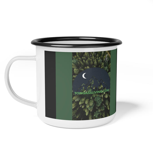 Tongass Living with Bigfoot Enamel Camp Cup