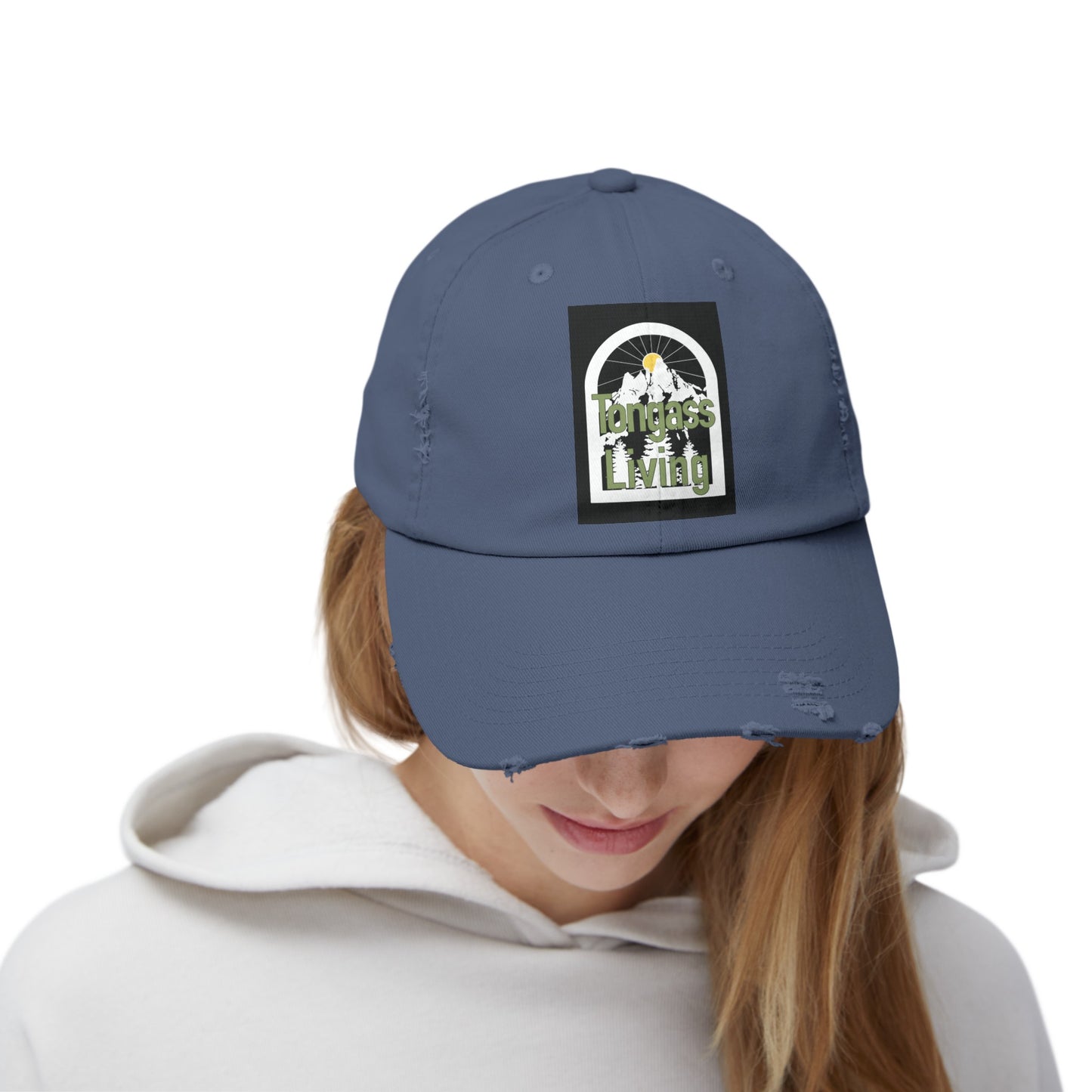 Tongass Living Logo Unisex Distressed Cap