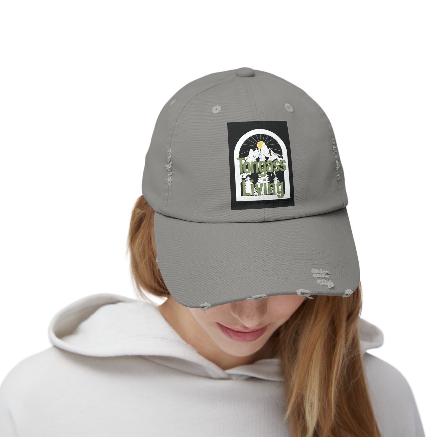 Tongass Living Logo Unisex Distressed Cap