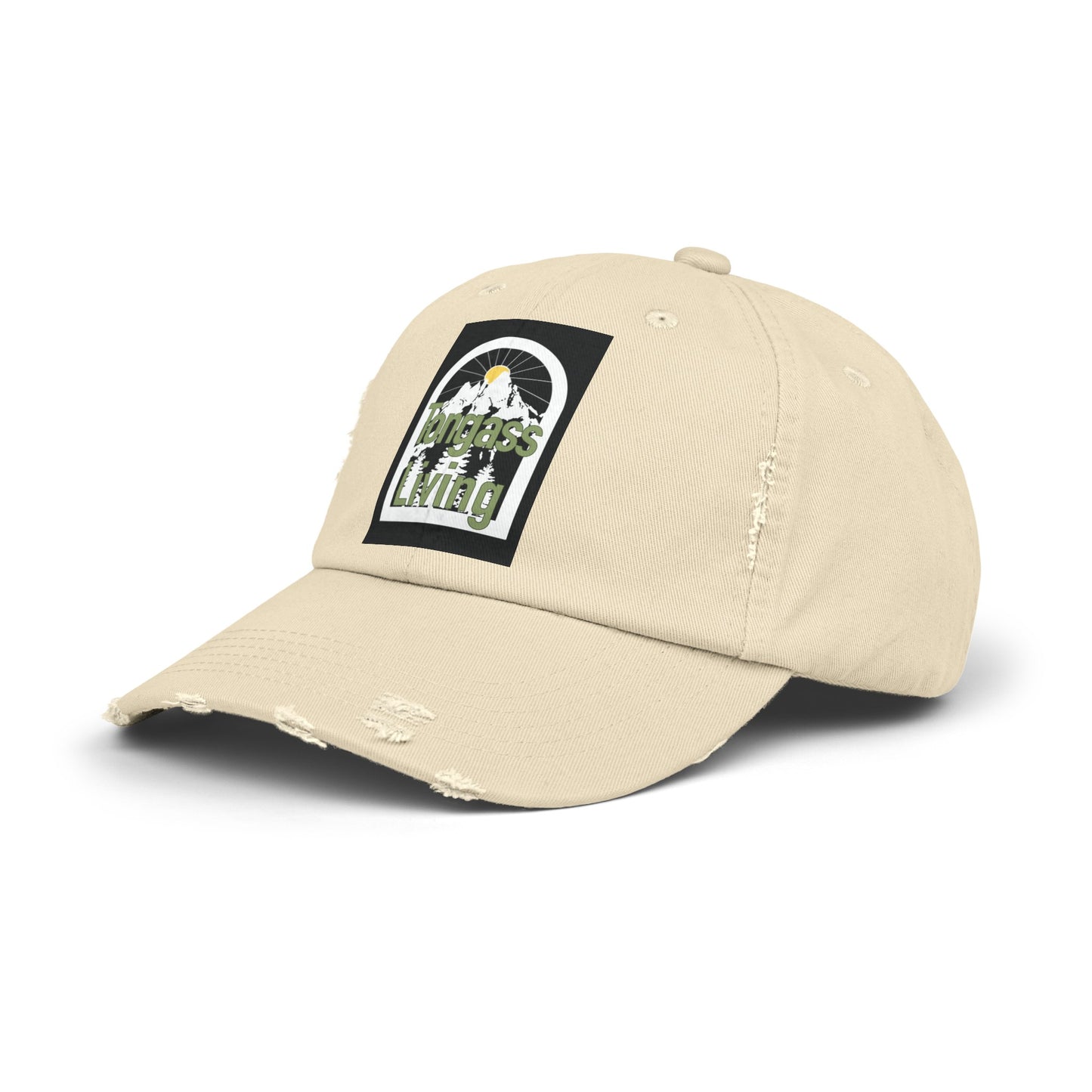 Tongass Living Logo Unisex Distressed Cap