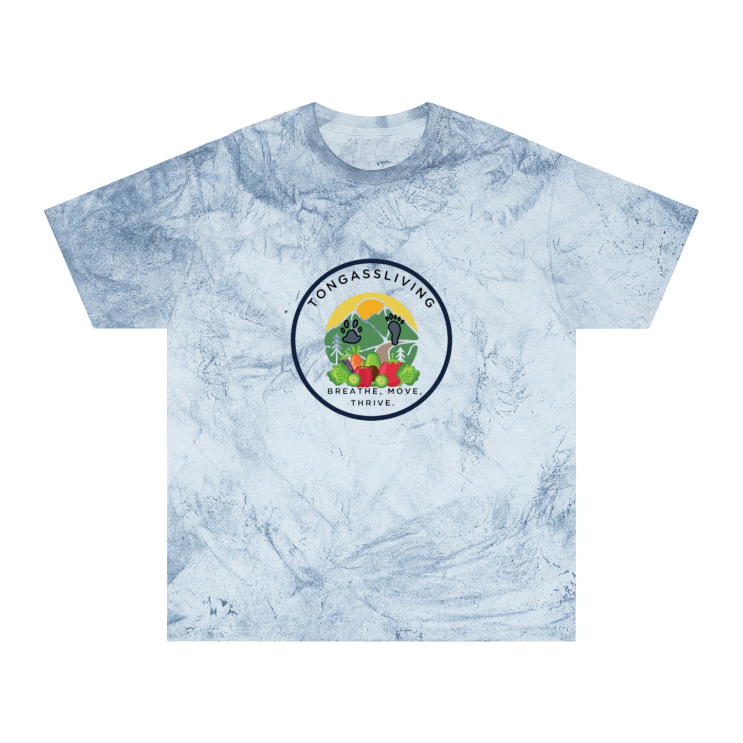 TONGASS LIVING Unisex Color Blast T-Shirt