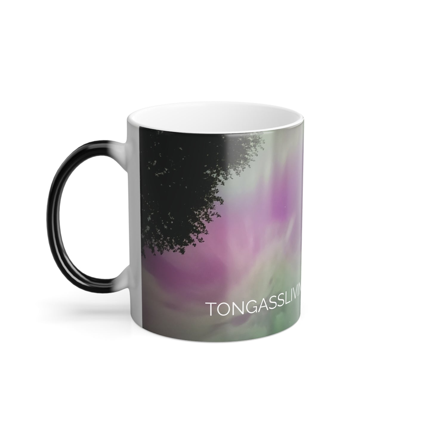 Tongass Living Aurora Borealis Color Morphing Mug, 11oz