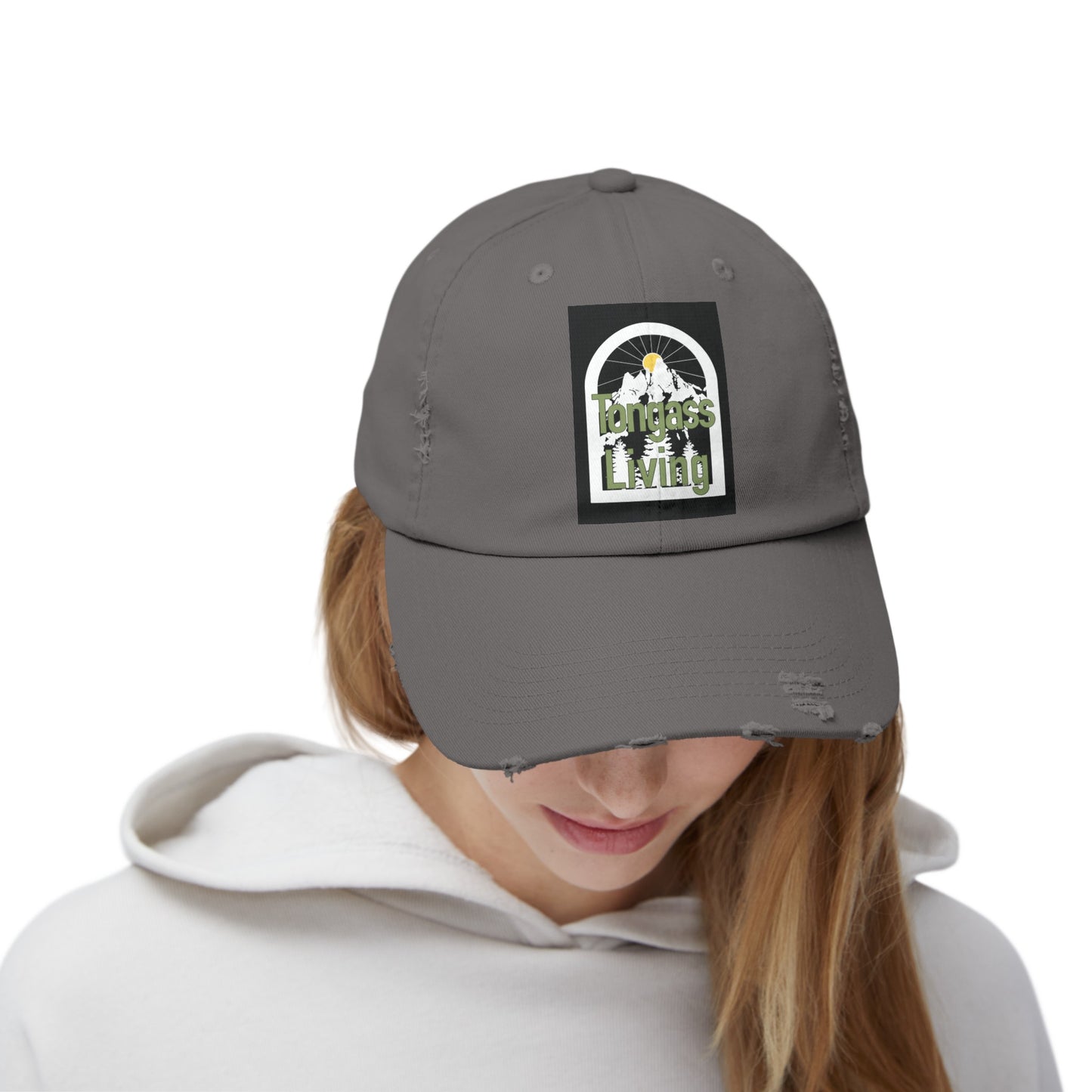 Tongass Living Logo Unisex Distressed Cap